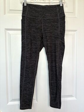Victoria’s Secret Space Dye Leggings Womens Small Wide Waistband Thigh Pockets